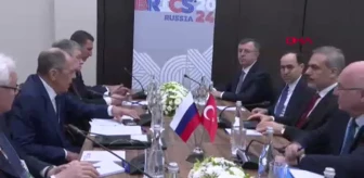 Dışişleri Bakanı Hakan Fidan, Rusya Dışişleri Bakanı Sergey Lavrov ile görüştü
