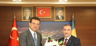 İmamoğlu, Sultanbeyli Belediye Başkanı Tombaş'ı ziyaret etti