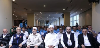 Diyanet İşleri Başkanı Ali Erbaş, Hacca Gelenlere Rehberlik Etmekten Mutluluk Duyduğunu Söyledi