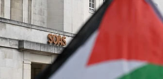 SOAS ve UCL Öğrencileri Filistin'e Destek İçin Gösteri Düzenledi