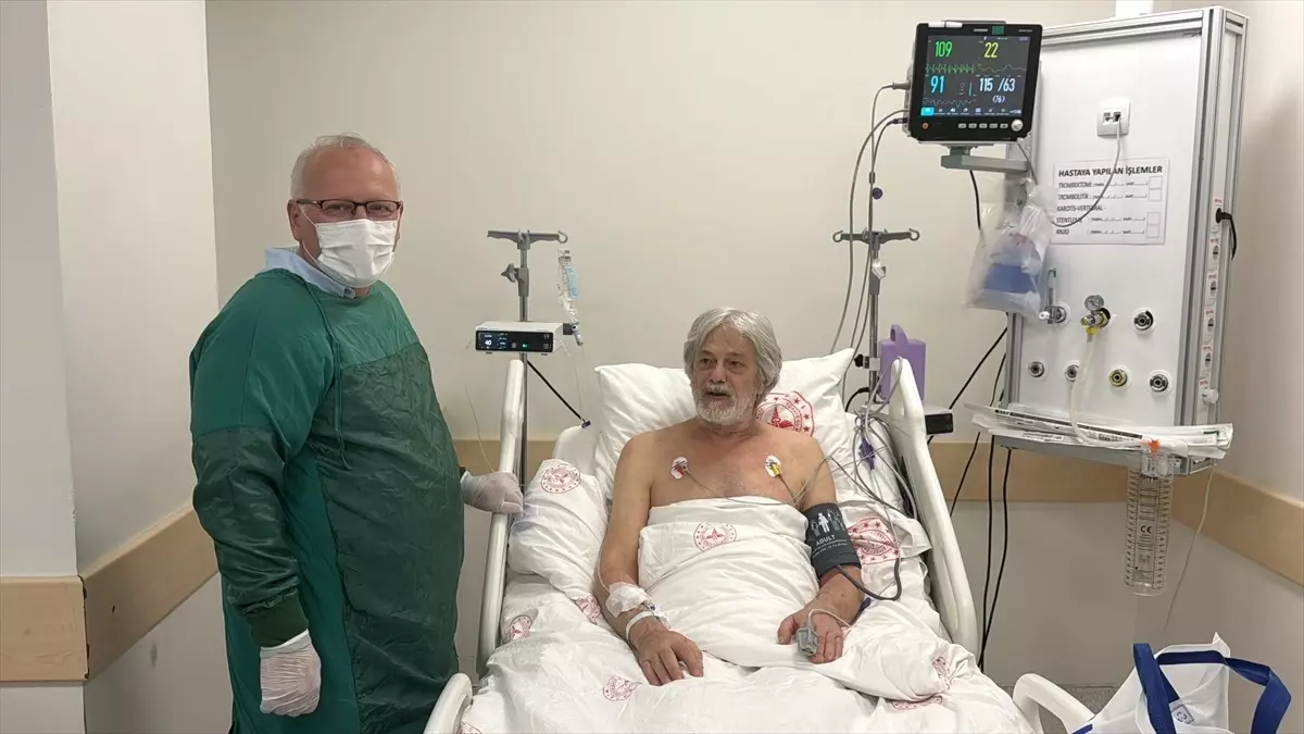 Almanya'dan iş için gelen felç geçiren adam hayata döndü