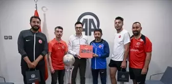 Ampute Futbol Milli Takımı AA'yı ziyaret etti