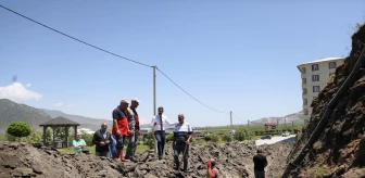 Bitlis Belediye Başkanı Nesrullah Tanğlay, alt yapı çalışmalarını inceledi
