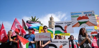 İzmir'de Lise Öğrencilerinden Filistin'e Destek Açıklaması