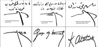 Milli Savunma Bakanlığı, Atatürk'ün Orijinal İmzalarını Paylaştı