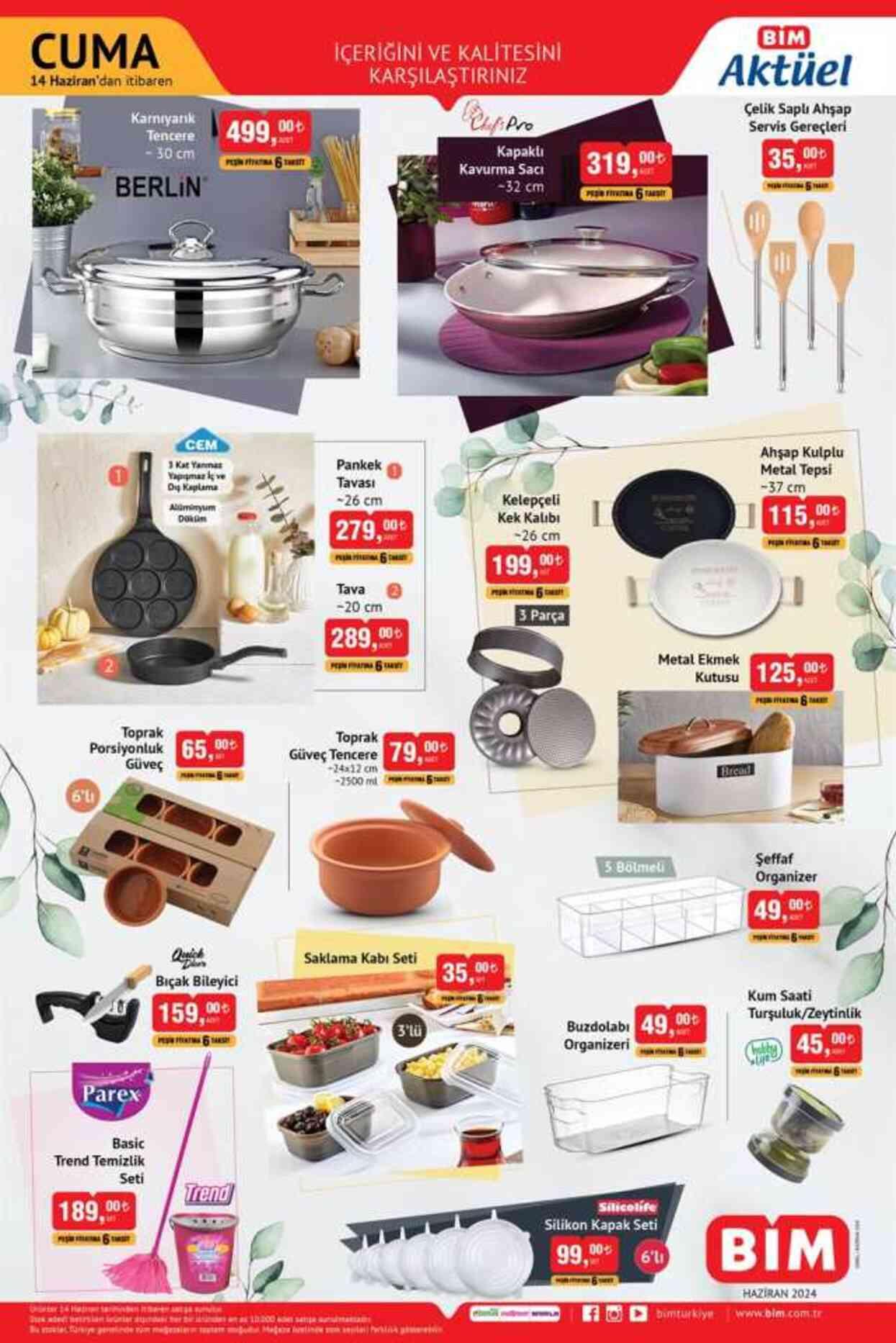 14 HAZİRAN BİM AKTÜEL YENİ GELEN ÜRÜNLER! Bu hafta BİM'de neler var, hangi ürünler geldi?