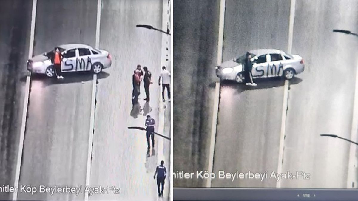15 Temmuz Şehitler Köprüsü'nde 'SMA' eylemi
