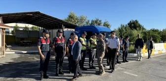 Çorum Valisi Zülkif Dağlı, Samsun-Ankara kara yolunda trafik denetimlerine katıldı