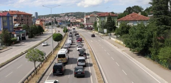 Kurban Bayramı Tatili Dolayısıyla Ankara-Samsun Kara Yolunda Trafik Yoğunluğu