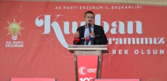 Milli Eğitim Bakanı Tekin, Erzurum'da partisinin bayramlaşma programında konuştu Açıklaması