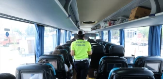 Trakya'da Kurban Bayramı dolayısıyla yolcu otobüsleri denetlendi