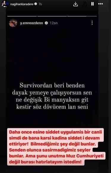 Yunus Emre ve Nagihan Karadere arasında büyük kavga! Hakaret ve tehditler havada uçuşuyor Yunus Emre ve Nagihan Karadere arasında büyük kavga! Hakaret ve tehditler havada uçuşuyor
