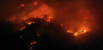 Çanakkale'de orman yangını! Zamana karşı mücadele sürüyor