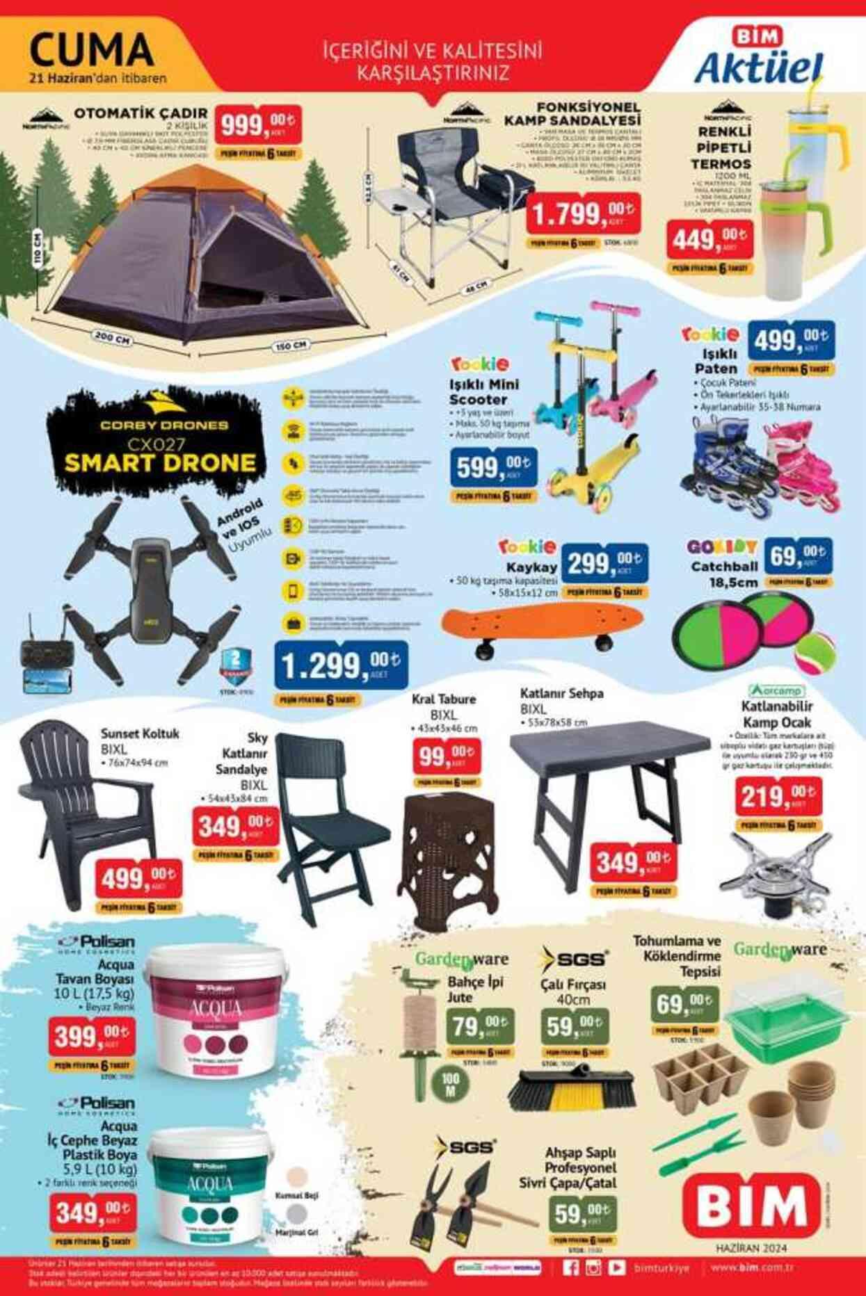 21 HAZİRAN BİM AKTÜEL YENİ GELEN ÜRÜNLER! Bu hafta BİM'de neler var, hangi ürünler geldi?