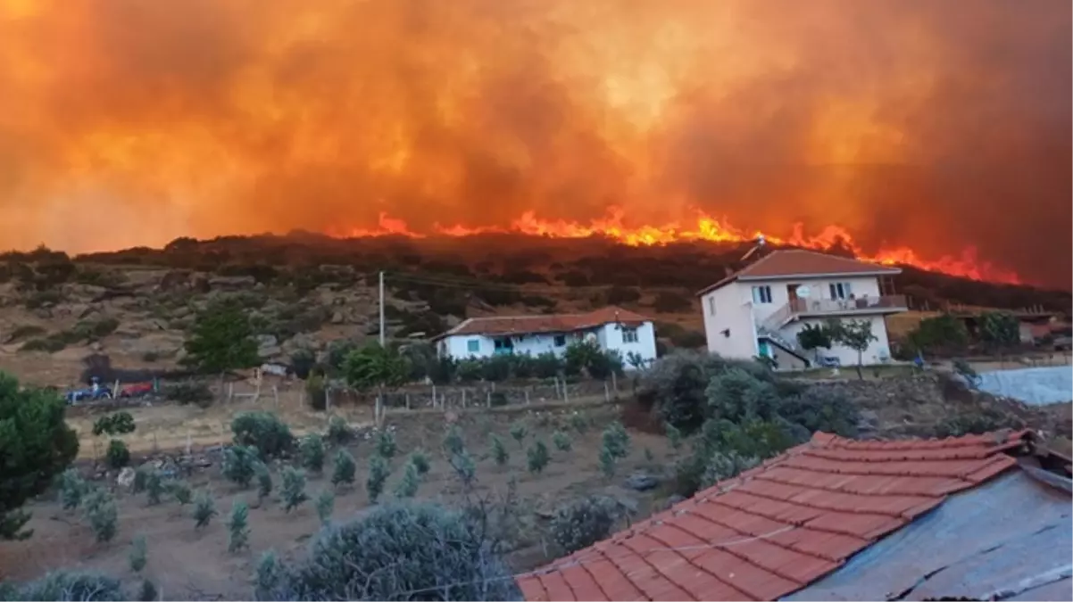 Manisa, Uşak ve Siirt'te orman yangını! 2 mahallede yaşayan 430 kişi tahliye edildi