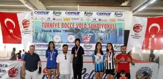 Kula'da düzenlenen Bocce Volo Türkiye Şampiyonası'nda dereceye giren sporcular ödüllendirildi