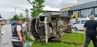 Ordu'da Minibüs Kazası: 1 Ölü, 4 Yaralı