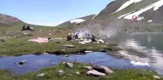 Beytüşşebap'ta karda rafting antrenmanı