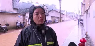 Çin'in Huangshan kentinde şiddetli yağışlar