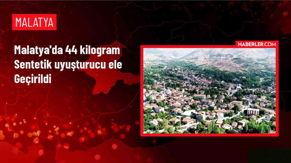 Malatya'da 44 kilogram sentetik uyuşturucu ele geçirildi, 3 şüpheli yakalandı