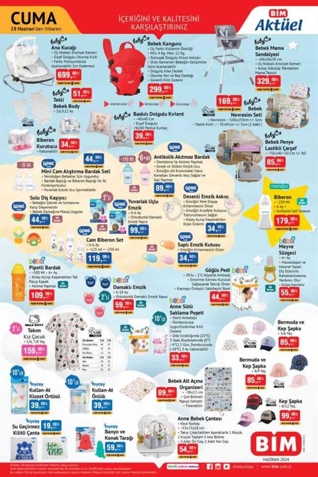 28 HAZİRAN BİM AKTÜEL KATALOG | 28 Haziran'da BİM'e hangi ürünler gelecek?