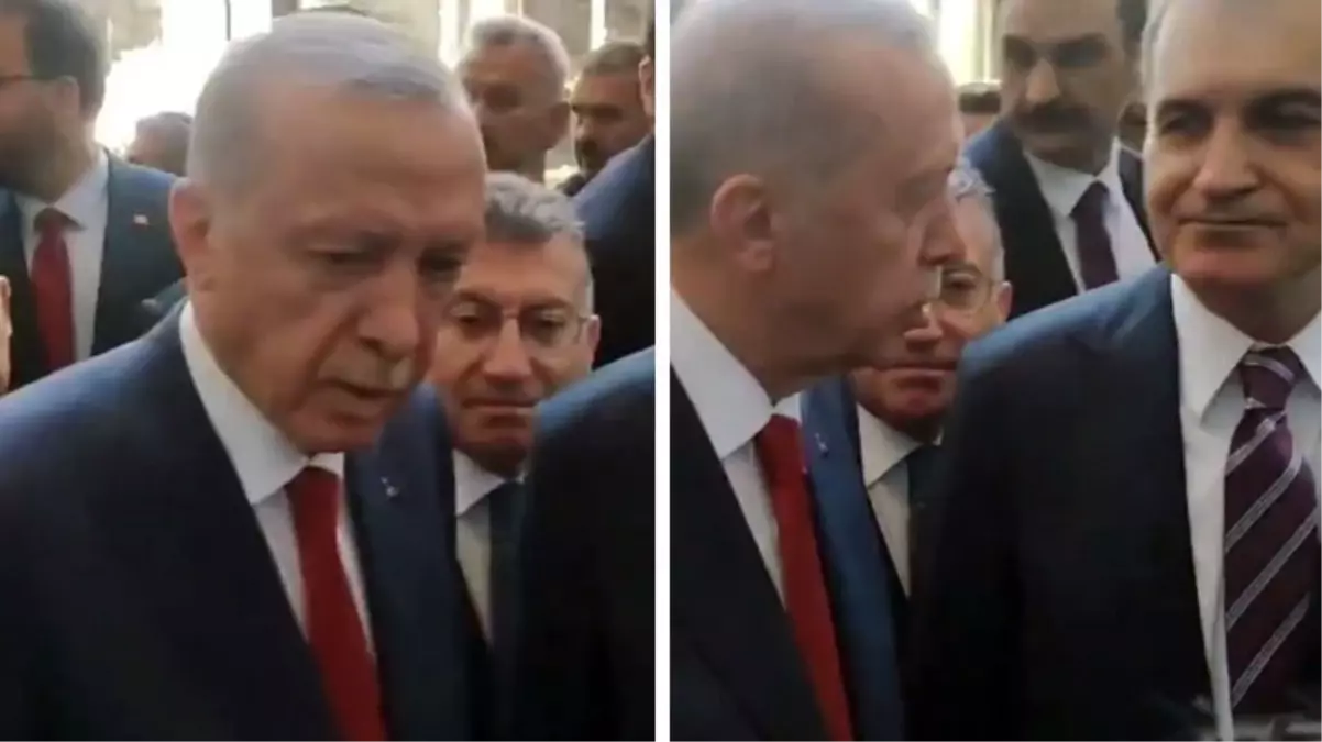 Kadın muhabirin ojeleri Cumhurbaşkanı Erdoğan'ı şaşırttı: Ben mi rüyadayım?