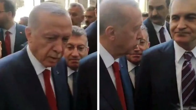 Did the woman reporter's nail polishes surprise President Erdoğan: Am I dreaming?
