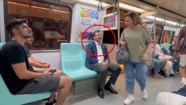 No one can make sense of the footage of Imamoglu boarding the metro.