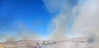 Sivas'ta Arpa Ekili Arazi Yangında Kül Oldu