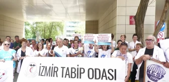 İzmir Atatürk Eğitim ve Araştırma Hastanesi'nde Şiddet Protestosu