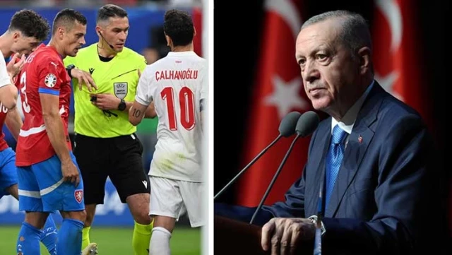 The decisions he made had caused reactions! President Erdogan criticized the referee of the Turkey-Czech Republic match.