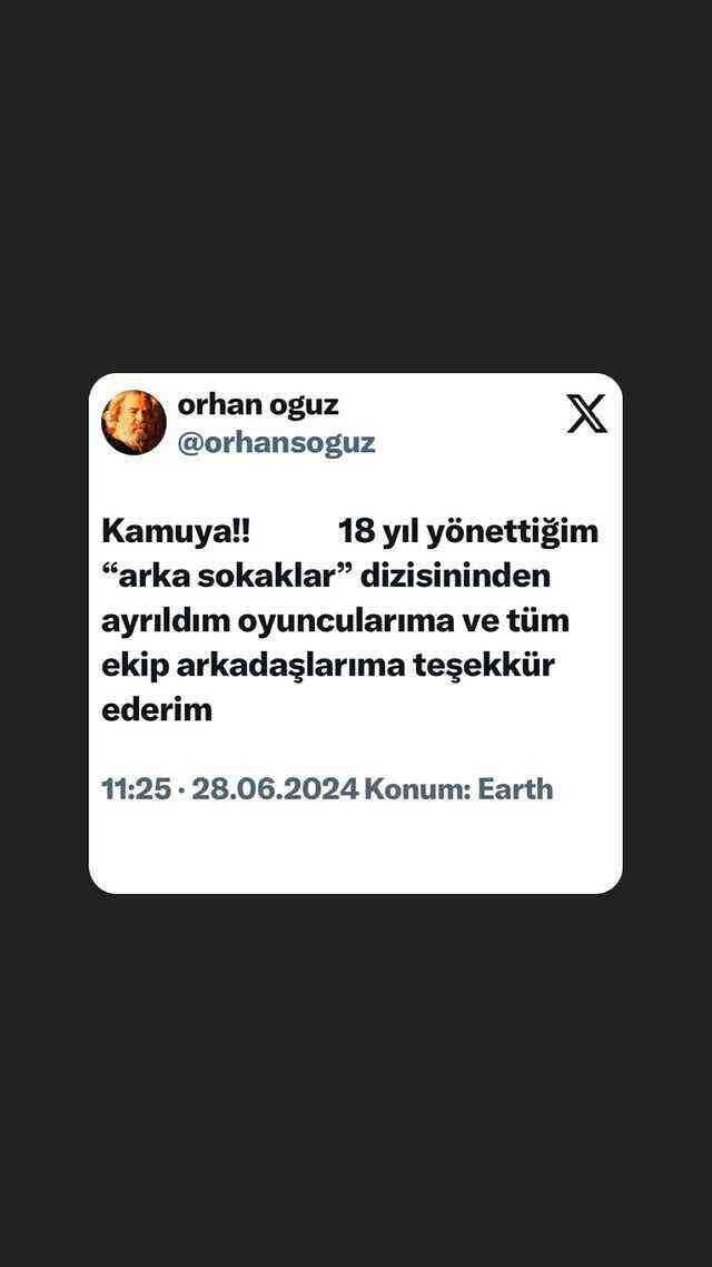 Arka Sokaklar dizisinden kim ayrılıyor? Arka Sokaklar ekibinden ayrılan isim kim?