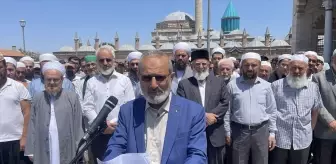 Konya'da İsrail'in Gazze'ye yönelik saldırıları protesto edildi