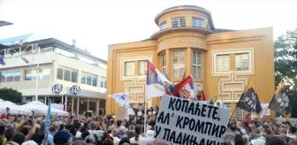 Sırbistan'da binlerce çevreci lityum madeni çıkarma projesini protesto etti