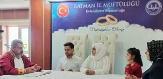 Batman Müftülüğü 6 ayda 60 çiftin resmi nikahını kıydı