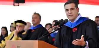 Eski Yunanistan Başbakanı Çipras'tan, İstanbul'daki üniversite mezuniyet töreninde Türkçe çağrı