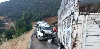 Isparta'da kamyon ile hafif ticari araç çarpıştı: 5 yaralı