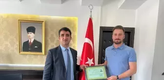 İpsala Kaymakamı Başarı Belgesi Verdi