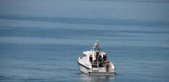 Zonguldak'ın Karadeniz Ereğli ilçesinde denizde bulunan mayın imha edildi