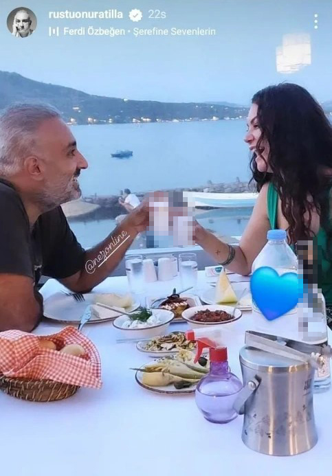 Actor Rüştü Onur Atilla, who divorced 20 days ago, fell in love with singer Nez