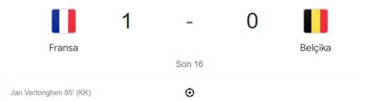 Fransa Belçika maç özeti ve golleri izle! (VİDEO) Fransa Belçika maçı özeti! Golleri kim attı, maç kaç kaç bitti?