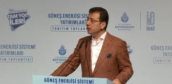 İBB Başkanı İmamoğlu, Güneş Enerjisi Sistemi Yatırımlarını Tanıttı