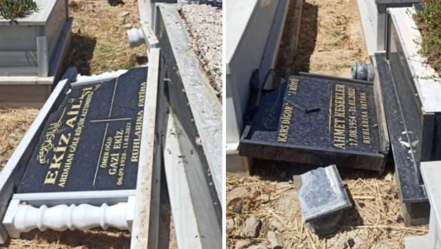 Attack on graves in Sancaktepe! Citizens rushed to their phones, officials' response is even more alarming.