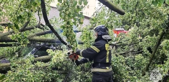 St. Petersburg'ta Fırtına: 1 Kişi Hayatını Kaybetti