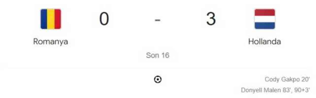 Romanya Hollanda maç özeti ve golleri izle! (VİDEO) Romanya Hollanda maçı özeti! Golleri kim attı, maç kaç kaç bitti?