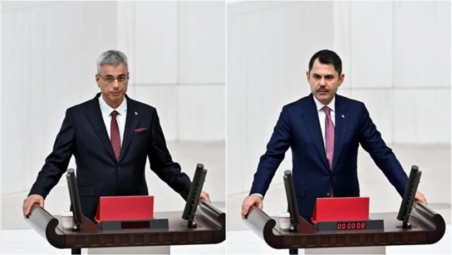 أدى وزيرا البيئة والتخطيط العمراني مراد كوروم وكمال ميميش أوغلو اليمين في البرلمان التركي.