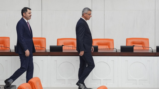 New Ministers Murat Kurum and Kemal Memişoğlu took the oath at the Grand National Assembly of Turkey