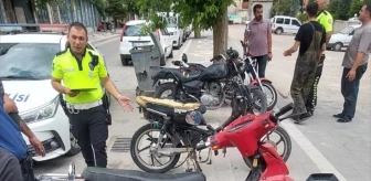 Yerköy'de Plakasız Motosikletlere Yönelik Uygulama