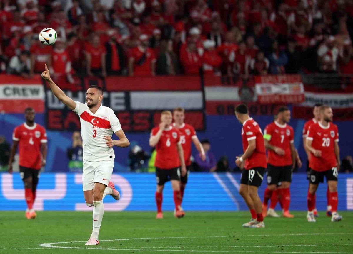EURO 2024: Avusturya: 0 - Türkiye: 1 (İlk yarı)