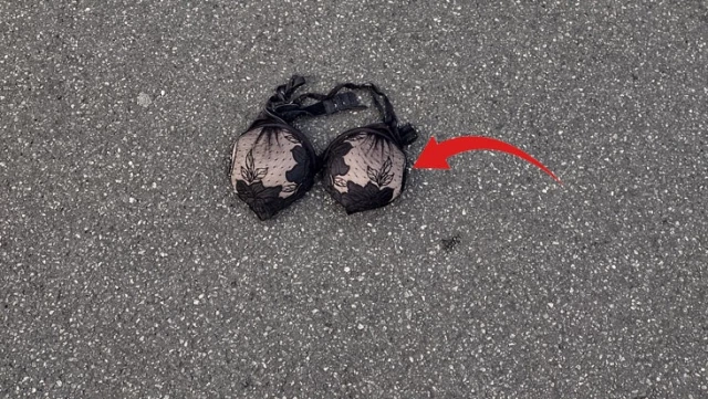 He put the bra he found on the street up for sale on the internet! The amount of money he wants is astonishing.